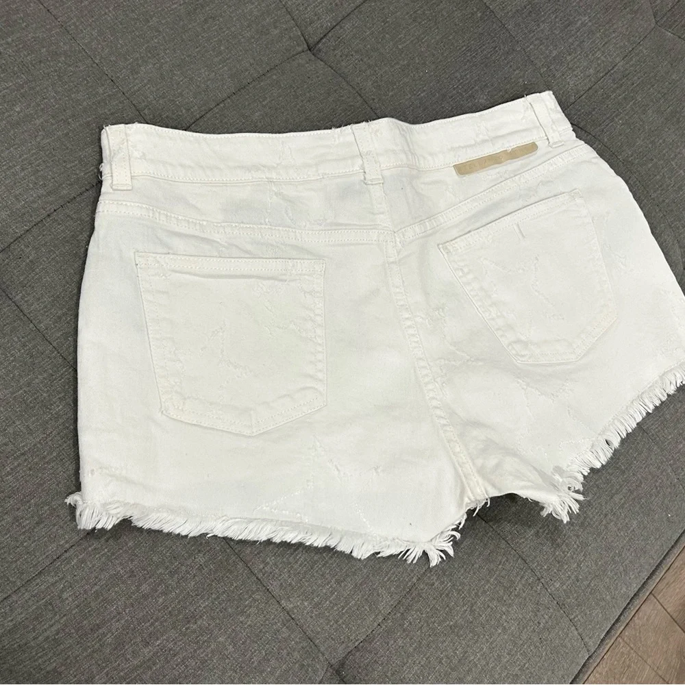 STELLA MCCARTNEY • White Cutoff Shorts • Sz 31 • - Picture 2 of 10